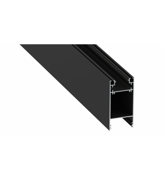 Dulio profile black lacquered 1 m