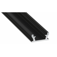 Profil arch TERRA czarny 1m