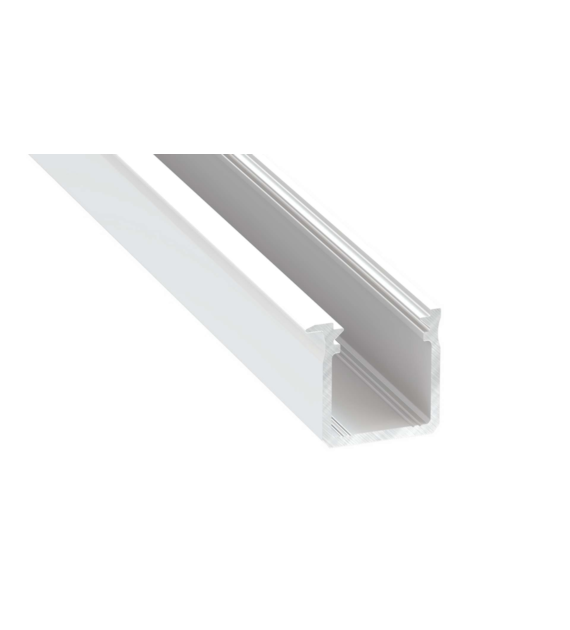 J Profil weiß lackiert 3 m