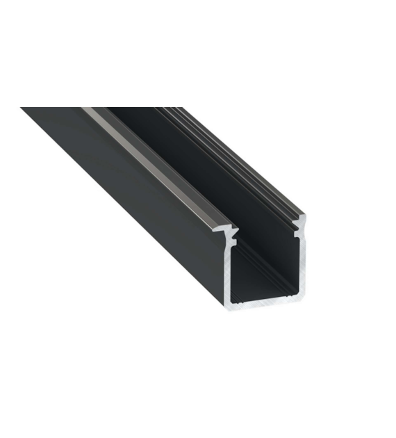 J black anodized profile 1 m