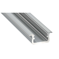 B Profile recessed silver anodized 2m