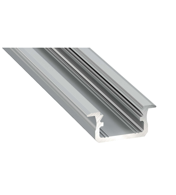 B Profile recessed silver anodized 3m