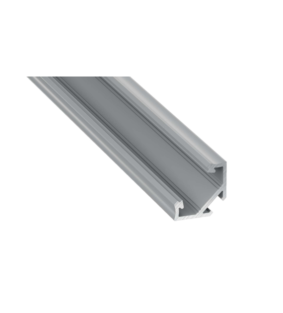 Angular C profile silver anodized 1m