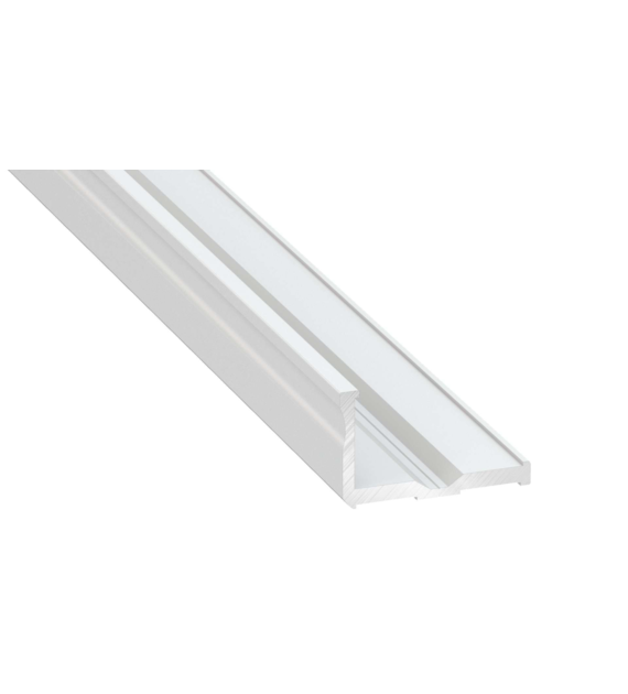 E Profile surface white lacquer 2m