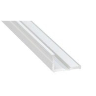 E Profile surface white lacquer 3m