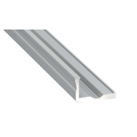 F-Winkelprofil silber eloxiert 2m