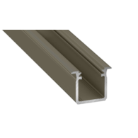 Profil G wpuszcz INOX 2m