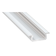 Einlass-Z-Profil weiß lackiert 2m