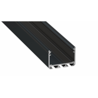 Profil arch  ILEDO czarny lakierowany 2m