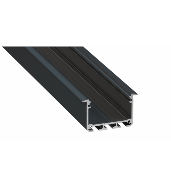 INSO profile black lacquered 1 m