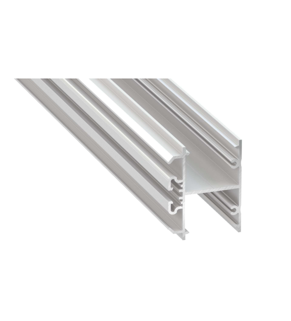 Arch profile DOPIO white painted 3m