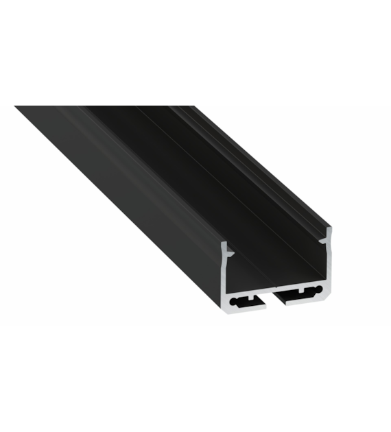 Architekturprofil SILEDA schwarz lackiert 2m