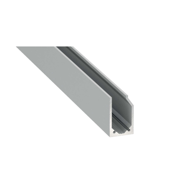 I10 surface-mounted profile silver anodized 3m