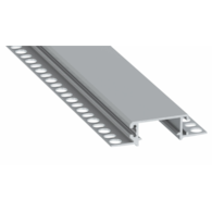 Arch profile ZATI silver anodized 1m