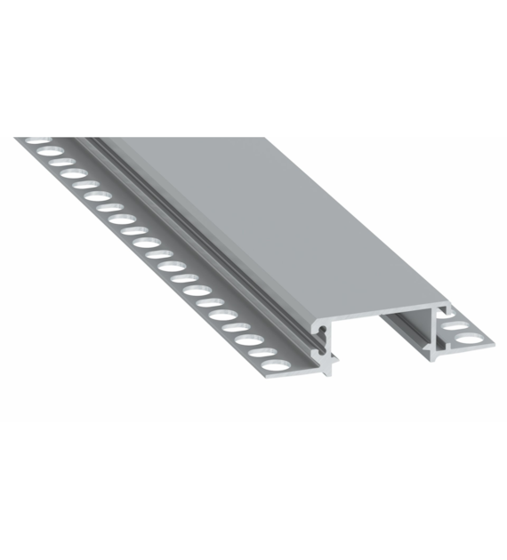 Arch profile ZATI silver anodized 2m