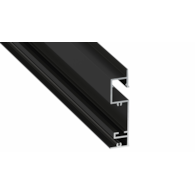 Flaro profile black lacquered 3 m