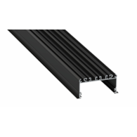 inLargo Profile black lacquered 3 m