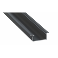 LUMINES Profil Typ Gemi schwarz eloxiert 1 m