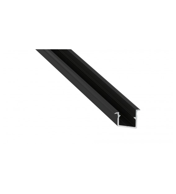 LUMINES Profile type V black lacquered 1 m