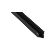 LUMINES Profile type V black lacquered 2.02 m
