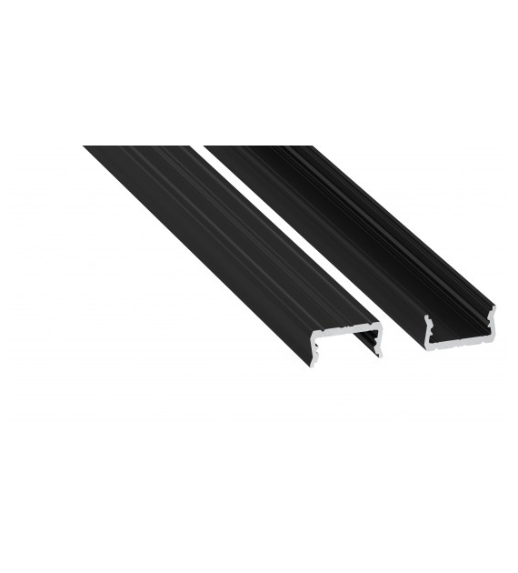LUMINES atom type black anodized profile 3 m