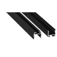 Profil LUMINES Typ axel schwarz lackiert. 1 m