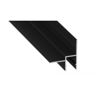 Profil LUMINES typ Bruno czarny lakier. 1 m