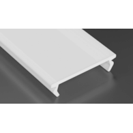 Abdeckung DOUBLE PMMA milchig  2 m