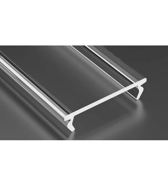 Klosz DOUBLE PMMA transparentny 1m