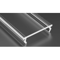 Abdeckung DOUBLE PMMA transparent 3m