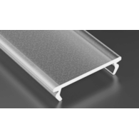 Abdeckung DOUBLE PMMA FROST 1m