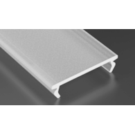 Abdeckung DOUBLE PMMA FROST milchig  1m