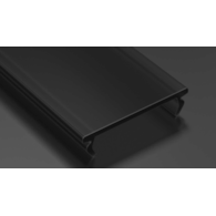LUMINES DOUBLE PMMA diffuser black 1 m