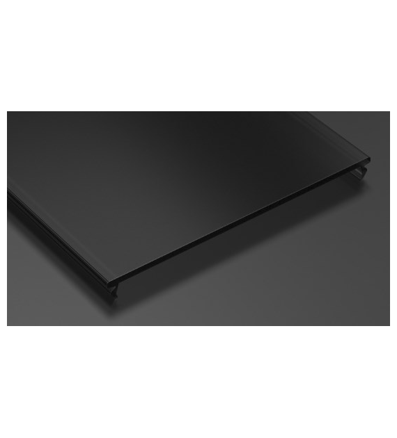 Abdeckung für Profil LUMINES SWIDE PMMA schwarz 2,02 m