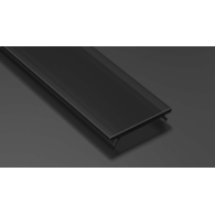 Klosz do profilu LED LUMINES BASIC PMMA czarny 1 m