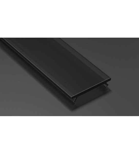 Klosz BASIC PMMA v2 mleczny czarny 1m