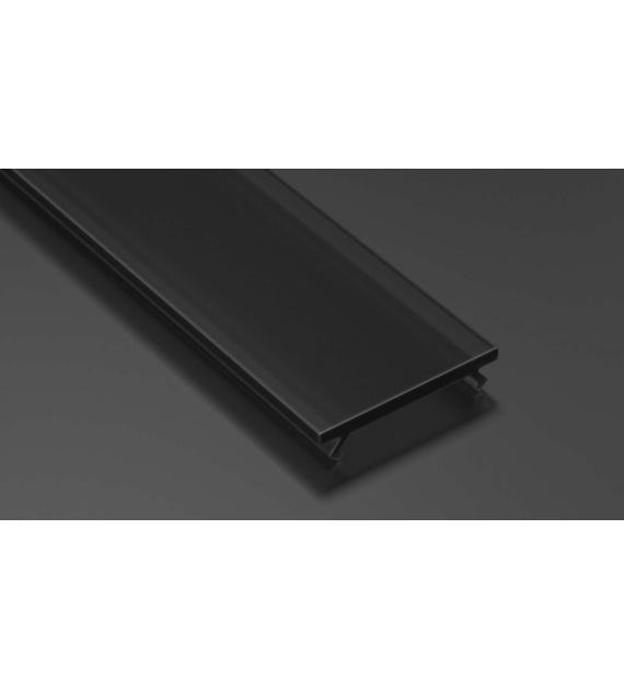 Klosz do profilu LED LUMINES BASIC PMMA czarny 1 m