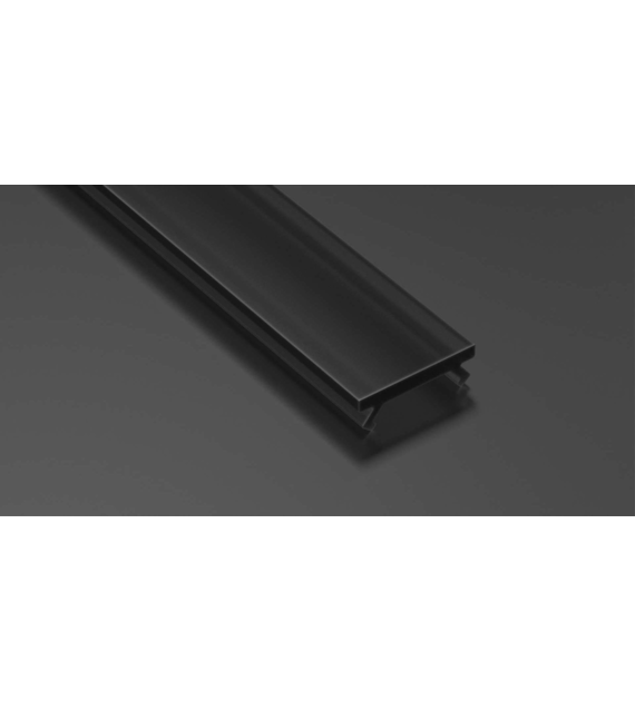 SLIM Abdeckung v2 PMMA schwarz 3m