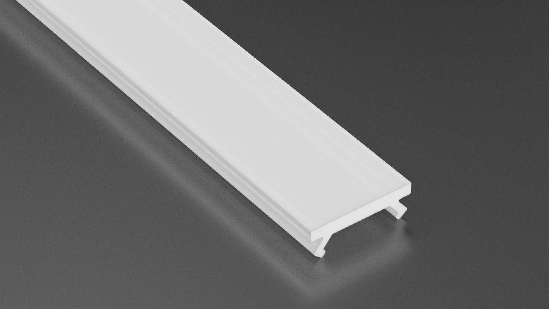 Klosz SLIM v2 PMMA mleczny  2,02m