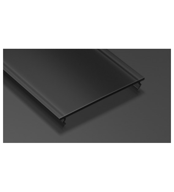 Abdeckung für Profil LUMINES WIDE PMMA schwarz 1 m