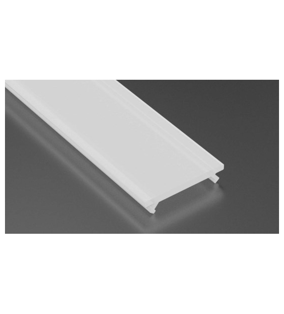 LED profile cover LUMINES BASIC PC milky 3 m