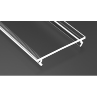 Abdeckung LUMINES DOUBLE Fractal PC klar 2,02 m