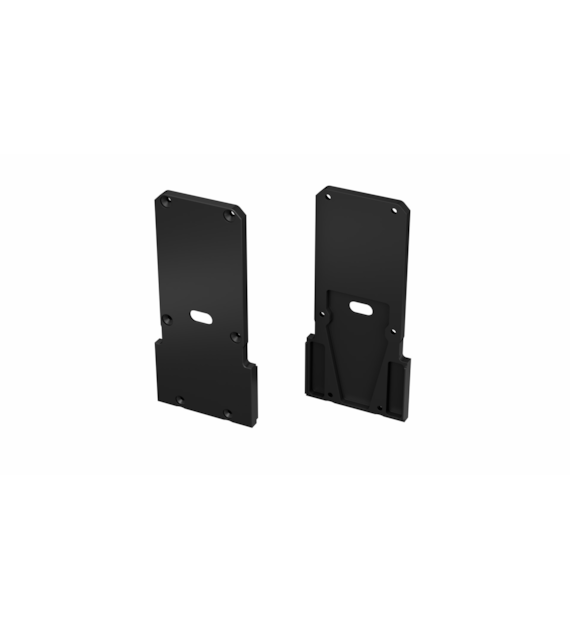 ALU Zaślepka LUMINES TALIA M2+DOPIO czarna lakierowana z otworem