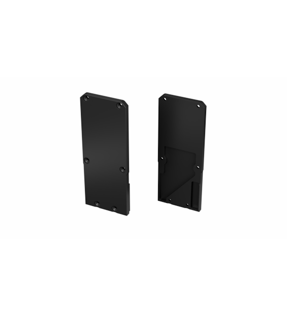 ALU Zaślepka LUMINES TALIA M2+UNICO czarna lakierowana prawa