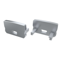 ABS Zaślepka LUMINES D HIGH srebrna lakierowana z otworem