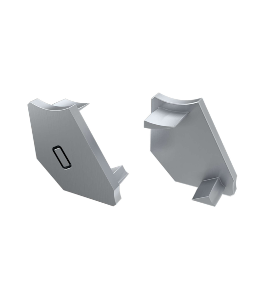 ABS Zaślepka LUMINES H srebrna lakierowana lewa 2w1