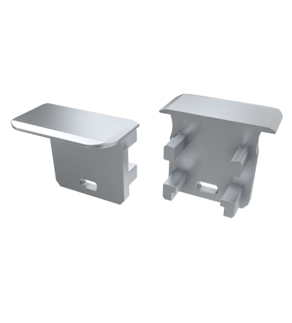 ABS Zaślepka LUMINES G W srebrna lakierowana z otworem