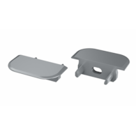 ABS Zaślepka LUMINES Z srebrna lakierowana z otworem