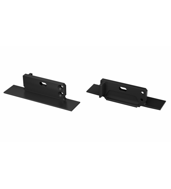 ALU Zaślepka LUMINES ZATI czarna lakierowana lewa z otworem