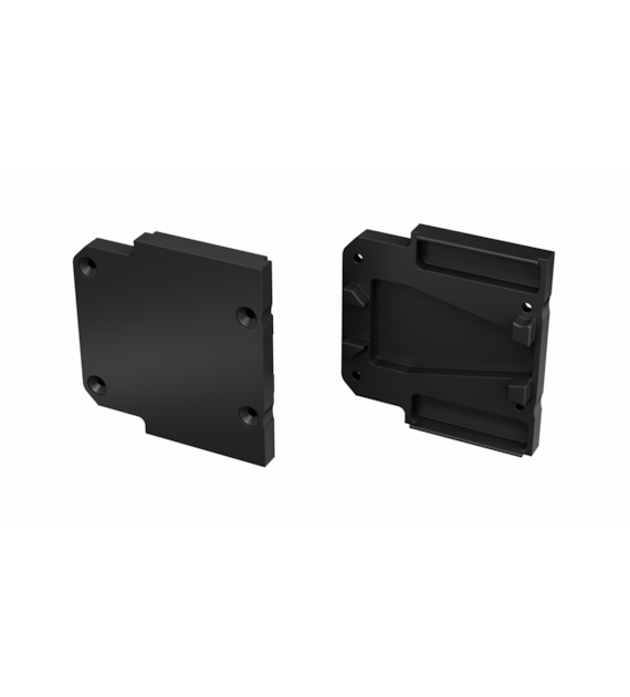 ALU Zaślepka LUMINES DOPIO czarna lakierowana